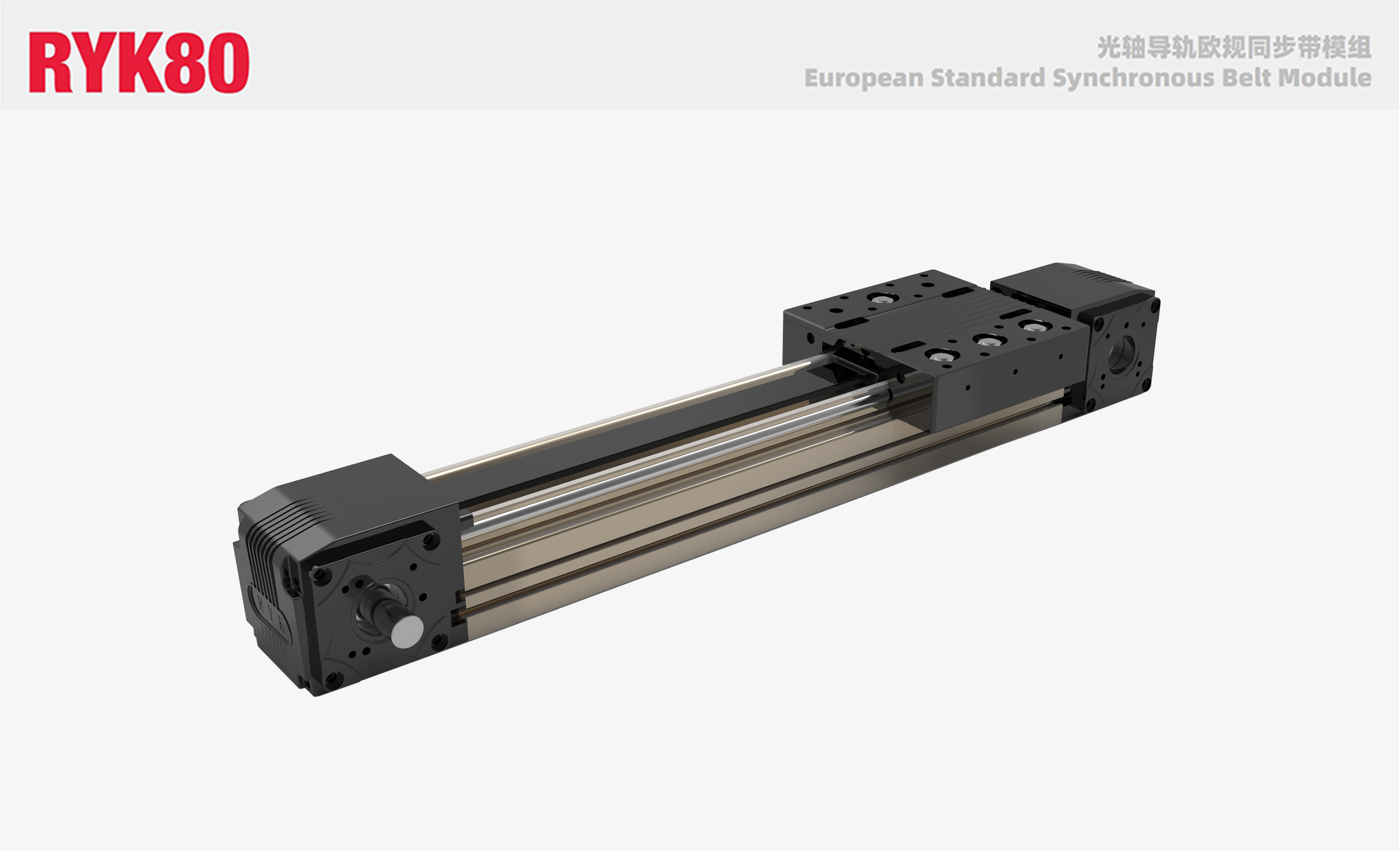 RYK80 Optical Axis Guide European Rail Timing Belt Module